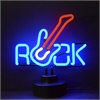 Rock With Guitar Neon Sculpture - image 1