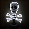 Skull And Crossbones Neon Sculpture - image 1