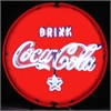 Drink Coca-Cola Red And White Circle Neon Sign - image 1