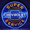 Super Chevrolet Service With Backing Neon Sign - image 2