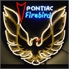 Pontiac Firebird Gold Neon Sign With Backing - image 1