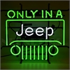 Only In A Jeep Neon Sign - image 1