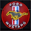 Ford Mustang Red Neon Sign With Backing - image 1