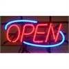 Open Blue Border Neon Sign - image 1