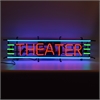 Theater Red, Green And Blue Neon Sign - image 1