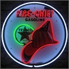 Texaco Fire Chief Gasoline Neon Sign - image 1