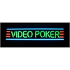 Video Poker Small Neon Sign - image 1