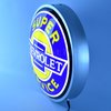 Backlit LED Lighted Round Sign Super Chevrolet Service - image 3