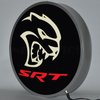 Backlit LED Lighted Round Sign Hellcat SRT - image 2