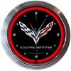 Corvette C7 Neon Clock - image 1