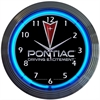 Pontiac Driving Excitement Neon Clock - image 1