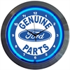 Ford Genuine Parts Neon Clock - image 1