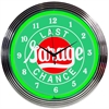 Last Chance Garage Neon Clock - image 1