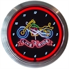 Live 2 Ride Motorcycle Neon Clock - image 1