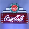 Art Deco Marquee Coca-Cola Evergreen Neon Sign - image 1