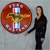 Ford Mustang Red Big Neon Sign - image 1