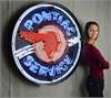 Pontiac Authorized Service Big Neon Sign - image 1