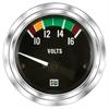 Deluxe-Series Voltmeter Gauge [Marine Version] 2-1/16 in. Diameter - image 1