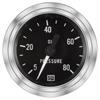 Deluxe-Series Oil Pressure Gauge, 2-1/16 in. Diameter, Mechanical - Black Facedial - image 1