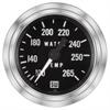 Deluxe-Series Water Temperature Gauge, 2-1/16 in. Diameter, Mechanical - Black Facedial