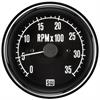 Heavy-Duty Series Tachometer Gauge, 3-3/8 in. Diameter, Electrical - image 1