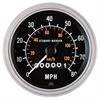 Deluxe-Series Speedometer Gauge [0-80 MPH & 0-130 KM/H] 3-3/8 in. Diameter, Mechanical, Black Face - image 1