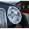 Head Lamp Overlays 2007-15 Jeep Wrangler JK - image 1