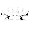 Chrome Mirror Covers 2011-12 for Hyundai Sonata - image 1