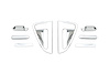 Chrome Door Handle Covers 2013-14 Chevy Spark - image 1