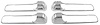 Chrome Door Handle Bezel Covers 2009-2017 Dodge Ram 1500 - image 1