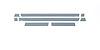 Black Platinum Rocker Panels Chevrolet Silverado HD-Regular Cab Dually 8 pcs - image 1