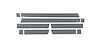 Black Platinum Rocker Panels Cadillac Escalade 10 pcs - image 1