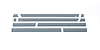 Black Platinum Rocker Panels GMC Sierra LD-Standard Cab-8 ft bed 10 pcs - image 1