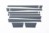 Black Platinum Rocker Panels Dodge RAM 1500 Crew Cab 8 ft Long Box-5.5 Wide W/O Factory flares 12pcs - image 2