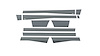Black Platinum Rocker Panels 5Dodge RAM 2500/3500 Crew Cab 6.5 Short Box-5.5 Wide W/O Factory flares - image 1