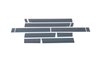Black Platinum Rocker Panels Ford Super Duty-Crew Cab 8FT Long Box 12 pcs 6.25 Inches Wide - image 2