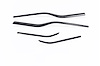 Accessories Window Trim Ford F150-Super Cab ABS Window Trim With Towing Mirrors - image 1