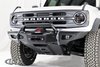 AFG2102 Black Ops Front Bumper Bull Bar Fits Select Ford Bronco, Jeep Wrangler JK/JL/Gladiator JT [Bare Steel] - image 3
