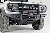 AFG2104 Black Ops Front Bumper Full Grill Guard Fits Select Ford Bronco [Bare Steel] - image 1