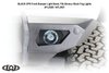 AFL2020 Black Ops Bronco Stock Fog Light Front Light Bezel Select Ford Bronco; Jeep Wrangler JK/JL/Gladiator JT [Bare Steel] - image 2