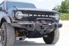 BAC2103 Black Ops Front Bumper ACC Sensor Relocation Mounting Bracket & Skid Plate SET Select Ford Bronco [Black] - image 3