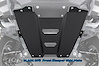 BSP2100 Black Ops Front Bumper Skid Plate Fits Select Ford Bronco [Bare Steel] - image 1