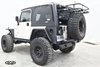 JBC9621 Destroyer Expedition-Series Rear Bumper w/Tire Carrier 1987-2006 Jeep Wrangler TJ/LJ/YJ [Black Powder Coat] - image 2