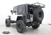 JBC9641 Destroyer Rear Bumper w/Tire Carrier 1987-2006 Jeep Wrangler TJ/LJ/YJ [Black Powder Coat] - image 2