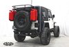 JBC9641 Destroyer Rear Bumper w/Tire Carrier 1987-2006 Jeep Wrangler TJ/LJ/YJ [Black Powder Coat] - image 3