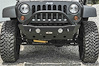 JFB0702 Destroyer Shorty Front Bumper w/Bull Bar 2007-2017 Jeep Wrangler JK [Bare Steel]