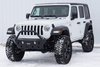 JFB1802 Destroyer Shorty Front Bumper w/Bull Bar Fits Select Jeep Wrangler JL/Gladiator JT [Bare Steel] - image 2