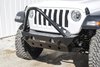 JFB1804 Destroyer Shorty Front Bumper w/Stinger Guard Fits Select Jeep Wrangler JL/Gladiator JT [Bare Steel] - image 2