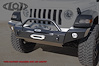 JFB1850 Signature-Series Full Width Front Bumper w / NO GUARD Fits Select Jeep Wrangler JL/Gladiator JT [Bare Steel] - image 1