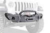 JFB1884 Black Ops Shorty Winch Front Bumper Fits Select Jeep Wrangler JK/JL/Gladiator JT [Bare Steel] - image 1